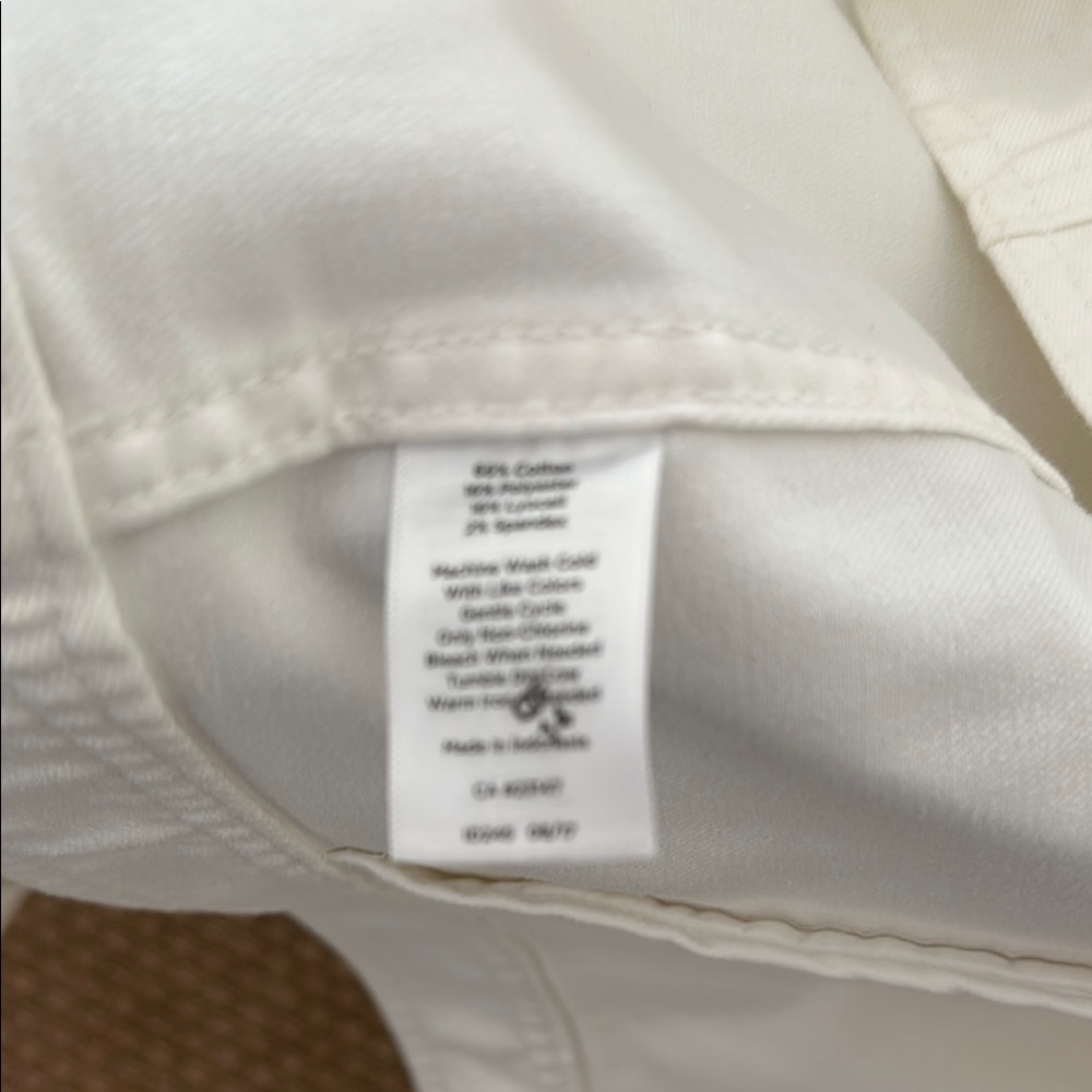Talbots White Jean Jacket - Picture 5 of 5